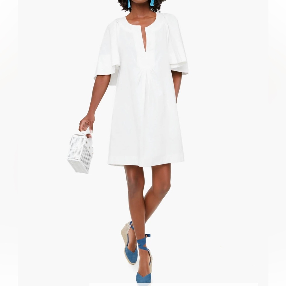 POMANDER PLACE White Finley Flutter Sleeve Dress - Picture 2 of 9